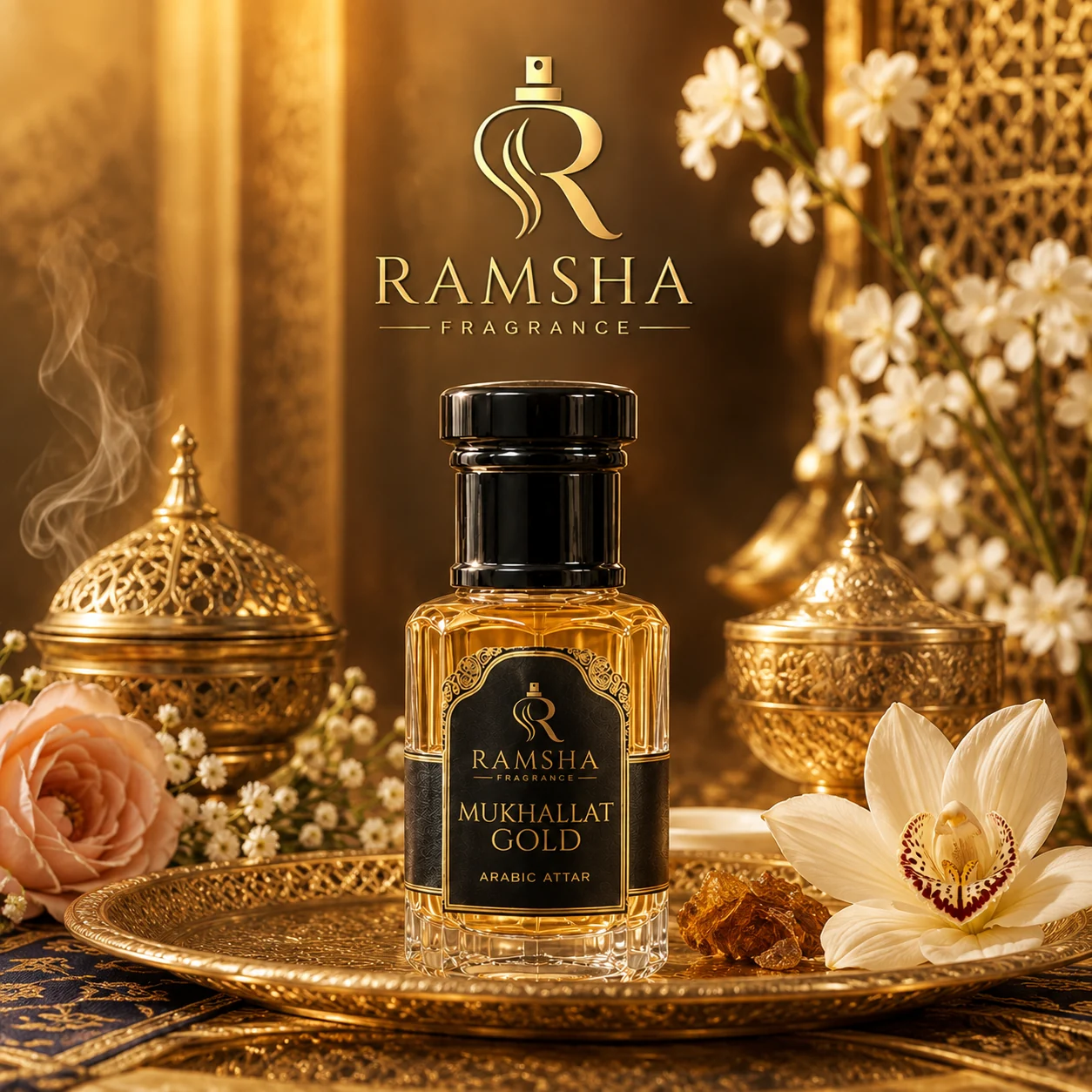 Ramsha Mukhallat Gold attar